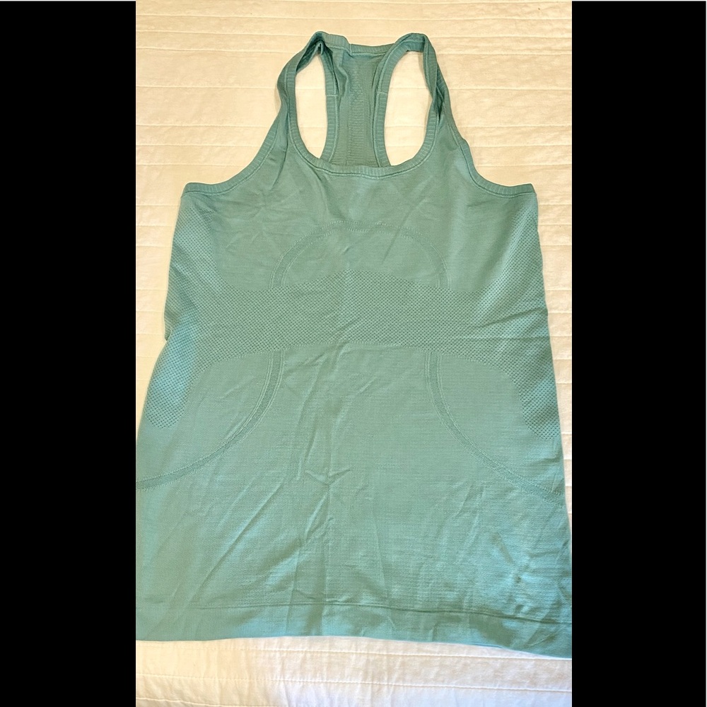 Lululemon swiftly tank.  Teal.  Size 8